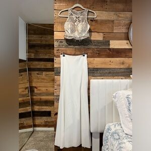 2 peice prom dress